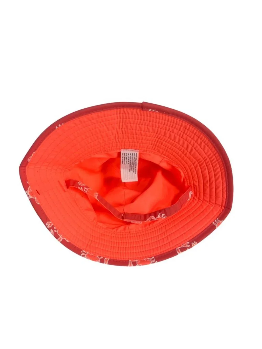 Reversible Baby Bucket Hat Crab Print UPF 50+ 12–24Months Orange‎ New Summer